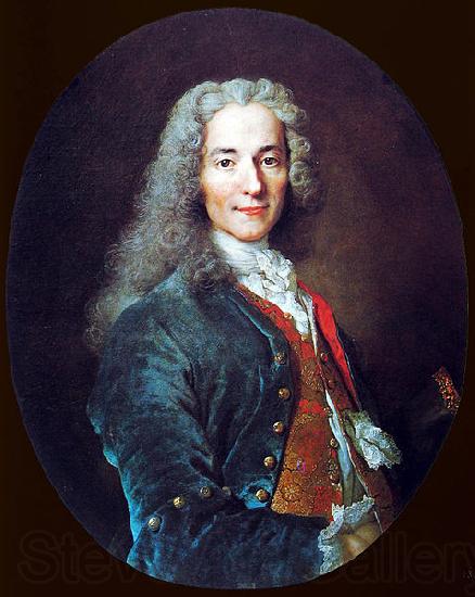 Nicolas de Largilliere Portrait de Francois-Marie Arouet, dit Voltaire France oil painting art